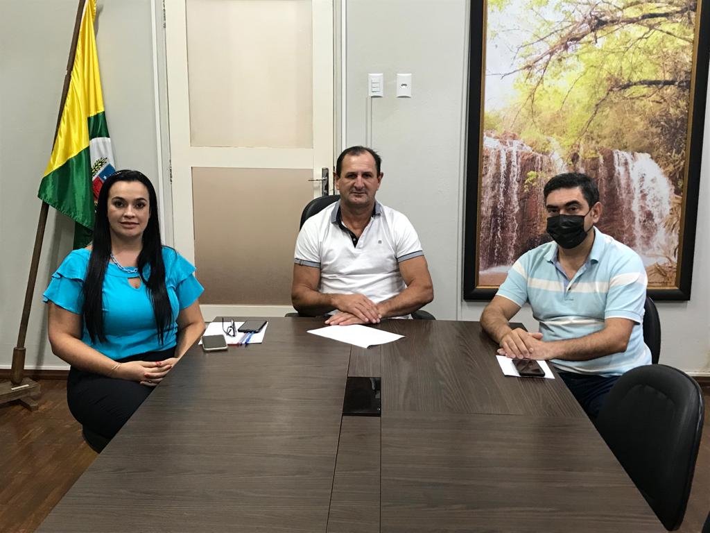 Executivo Municipal recebe novo presidente da Câmara de Vereadores